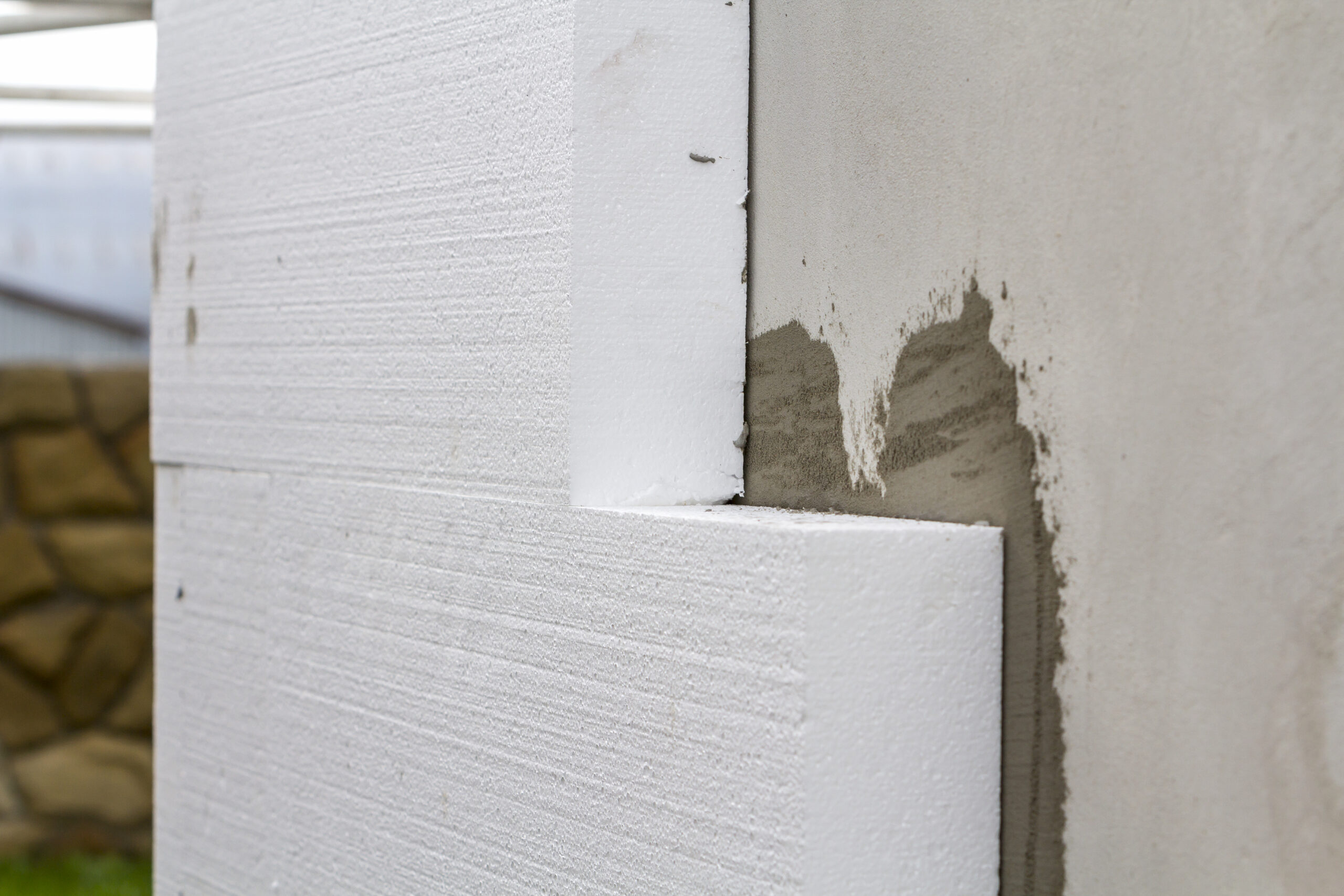 XPS Board Adhesive Mortar Application — EIFS ETICS